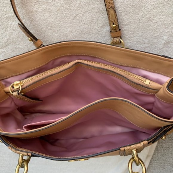 Coach Colette Leather Carryall Purse - Picture 6 of 7